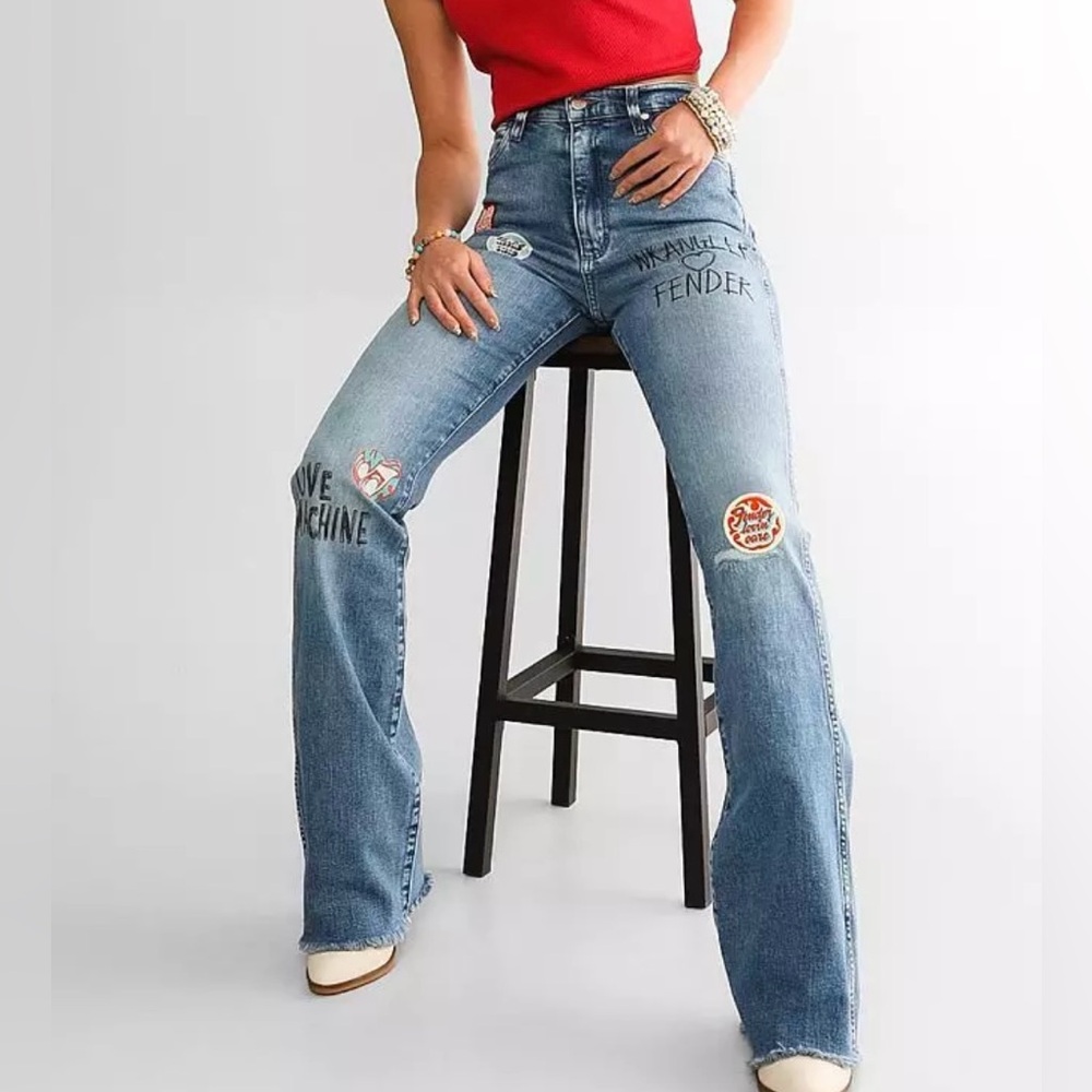 Rare!!! Wrangler x Fender Westward Boot Jean - Picture 4 of 14